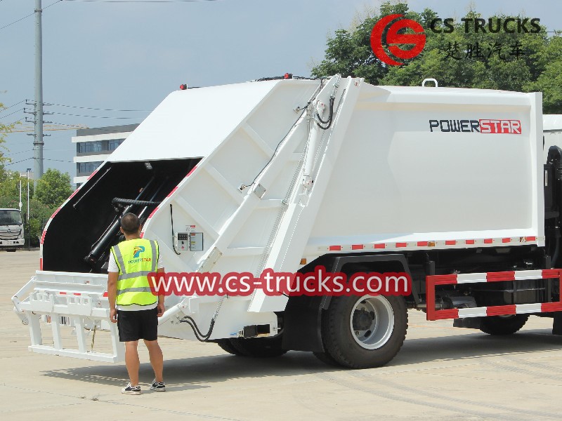 ISUZU garabge truck rear tilting device ISUZU garabge truck rear tilting device