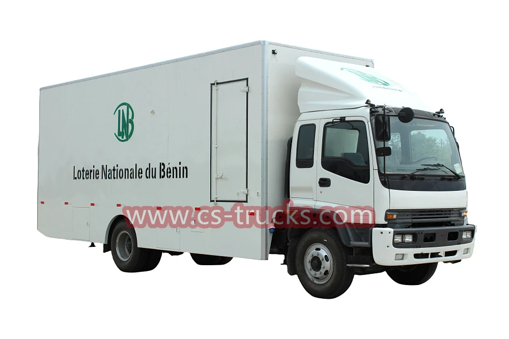 Isuzu mobile hydraulic stage vehicle Isuzu mobile hydraulic stage vehicle