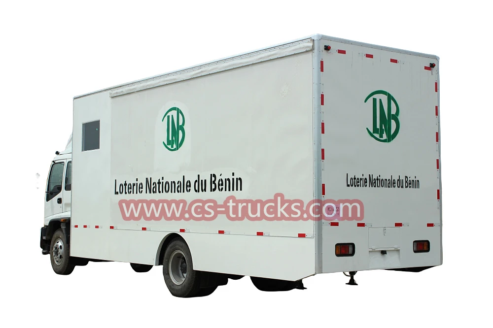 LED display outdoor show truck Isuzu LED display outdoor show truck Isuzu