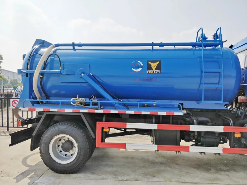 Round sewage tanker device Round sewage tanker device