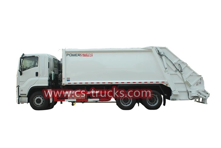 Isuzu giga trash garbage truck for waste treatement