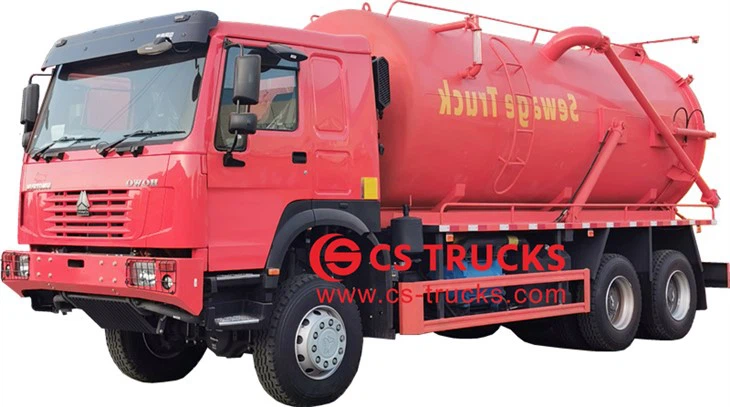 Howo Off Road Super Sucker Vacuum Truck