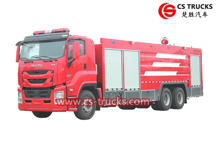 Giga Isuzu foam water tender fire truck