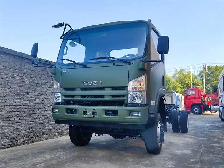 Isuzu elf 8 Tons 10 Tons  4X2 4x4 off road Army Cargo Truck Chassis for Sale