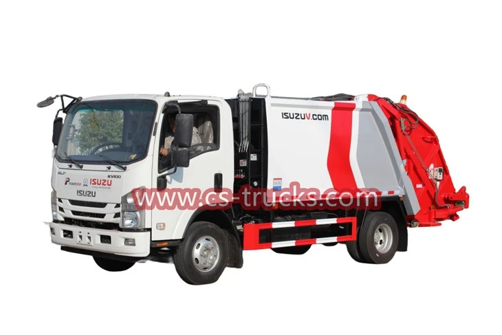 Rear Load Trash Truck Isuzu KV100