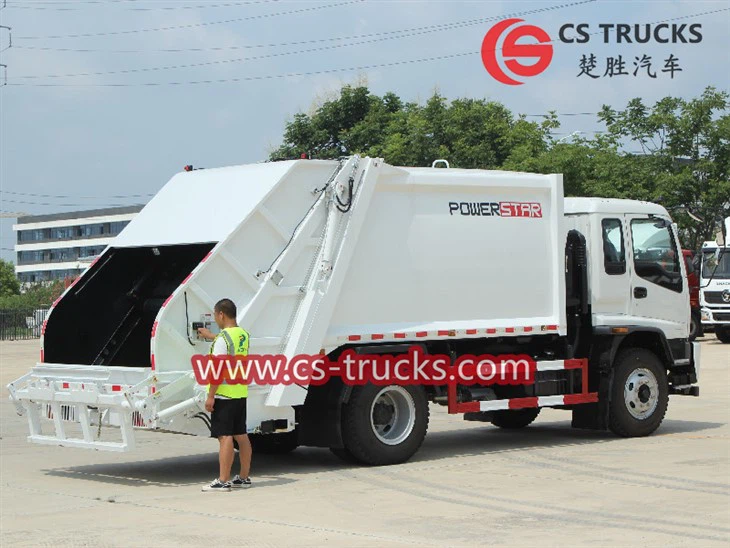garbage truck trash compactor
