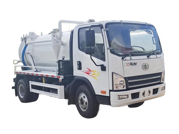 sewer vacuum tanker faw truck