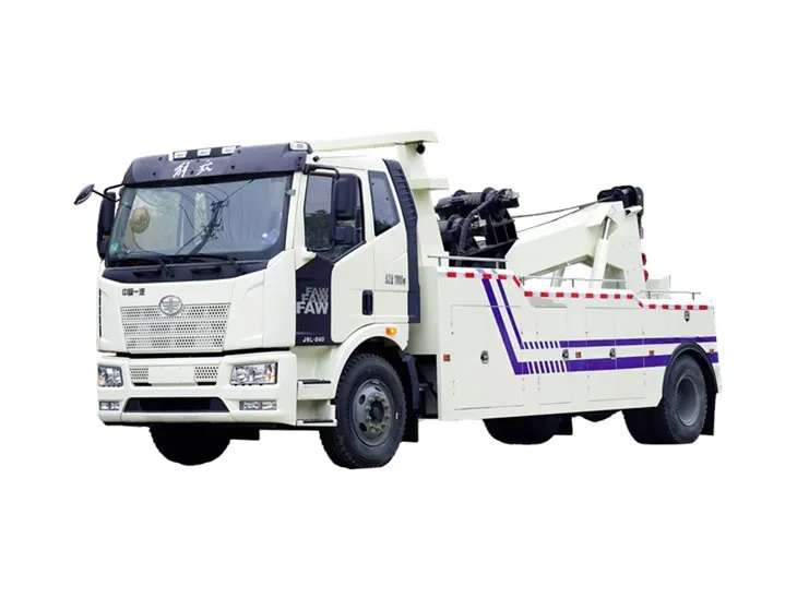 Wrecker Flatbed Truck Faw