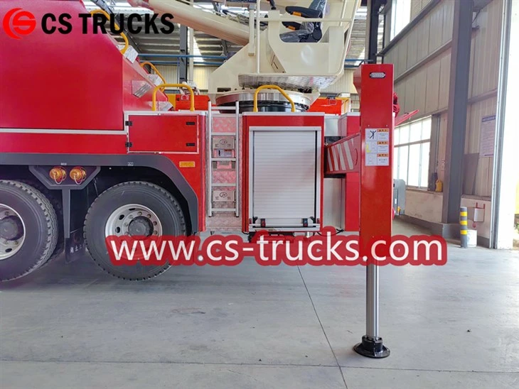 fire foam tank truck