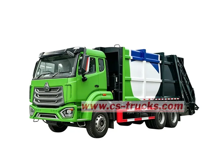 HOWO 15Ton garbage truck trash compactor