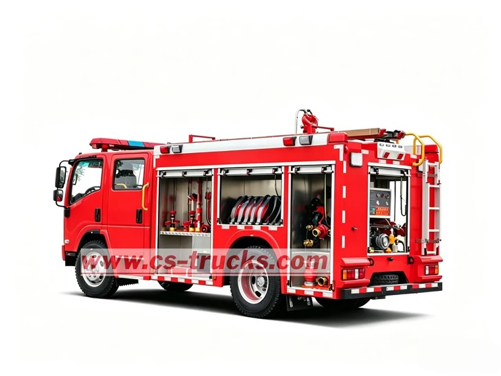 2500L ISUZU AMT Crew Cab Fire Appliance factory