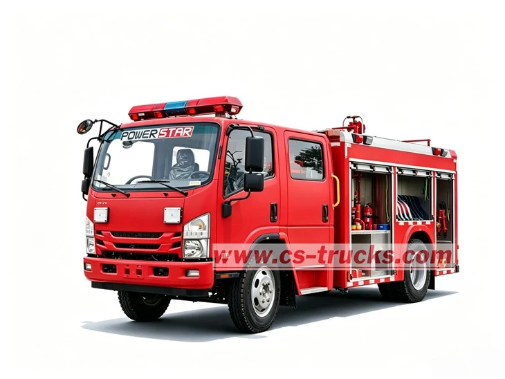 2500L ISUZU AMT Crew Cab Fire Appliance suppliers