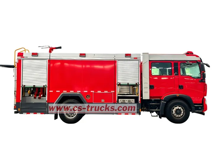 HOWO 4×2 drive heavy rescue truck