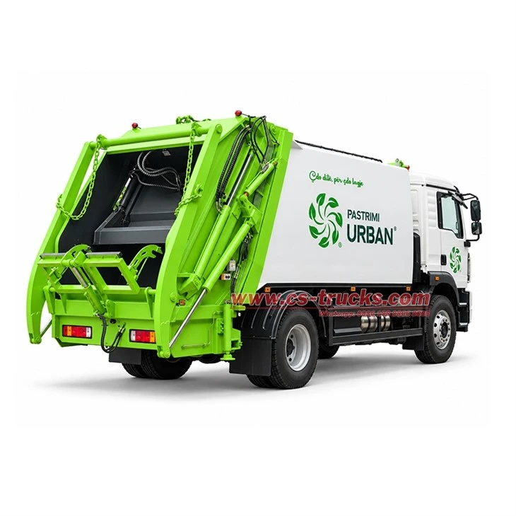 SINOTRUK HOWO 4x2 14cbm Solid Waste Truck 18000kg GVW for West Africa Sanitation