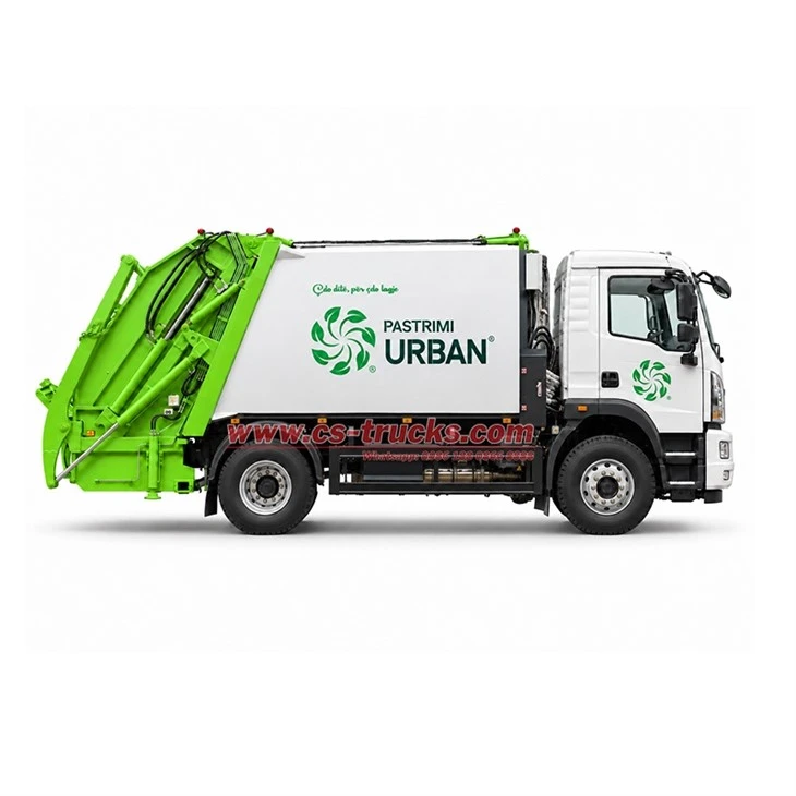 SINOTRUK HOWO MC07.25 Euro 6 14cbm Waste Compactor for Burkina Faso Sanitation Project