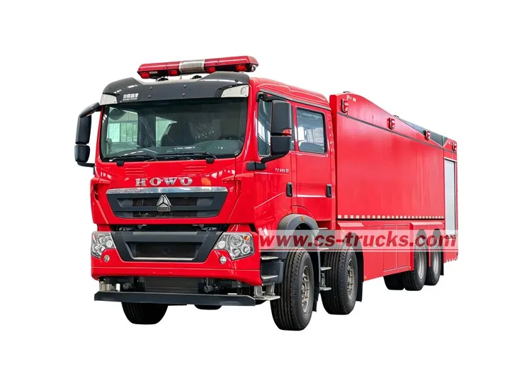 Dubai HOWO 8x4 rescue trucks for sale
