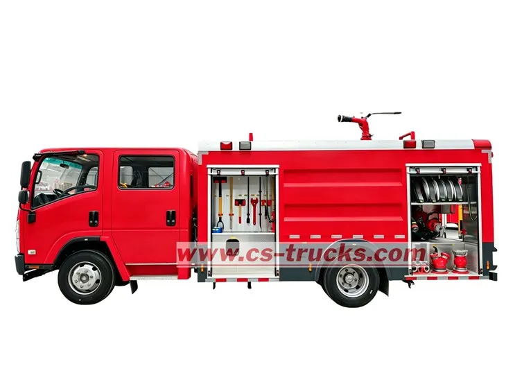 Honduras 4000L Pumper Tanker Fire Truck ISUZU price