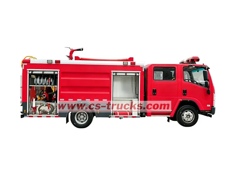 Honduras 4000L Pumper Tanker Fire Truck ISUZU high quality