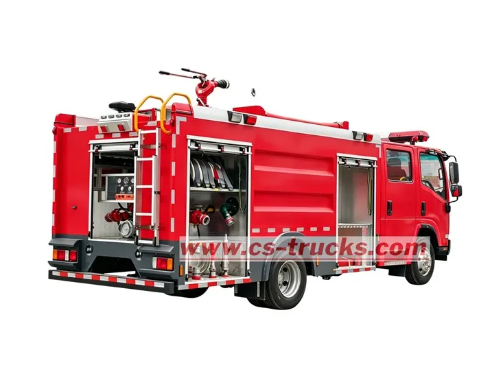 Honduras 4000L Pumper Tanker Fire Truck ISUZU best