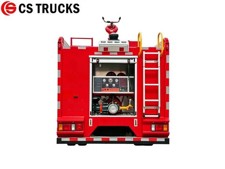 Honduras 4000L Pumper Tanker Fire Truck ISUZU manufacturers
