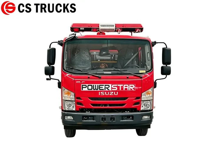 Honduras 4000L Pumper Tanker Fire Truck ISUZU manufacturers