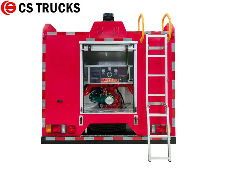 Honduras ISUZU 4×2 pumper fire truck