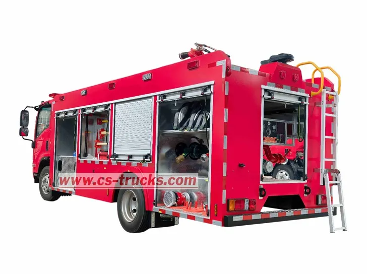 Honduras ISUZU 190HP fire engine truck