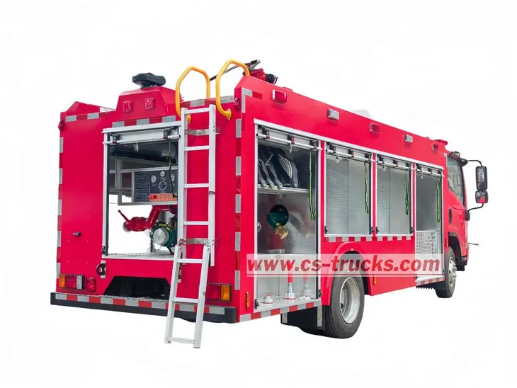 Honduras ISUZU 3500 Liters fire engine for sale