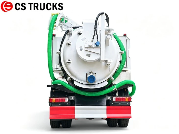 HOWO 10000 Liters Combined Vacuum Jetting Vehicle high quality