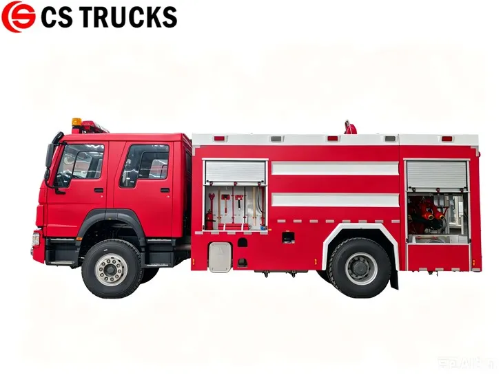 HOWO 300HP ladder fire truck for sale
