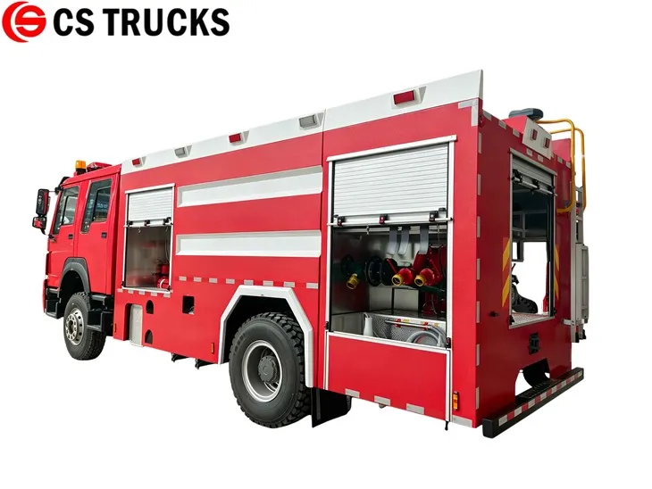 HOWO 8000L fire command vehicle