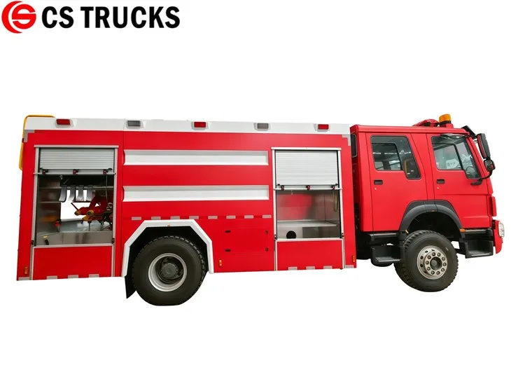 HOWO 4×2 forest fire fighting vehicles