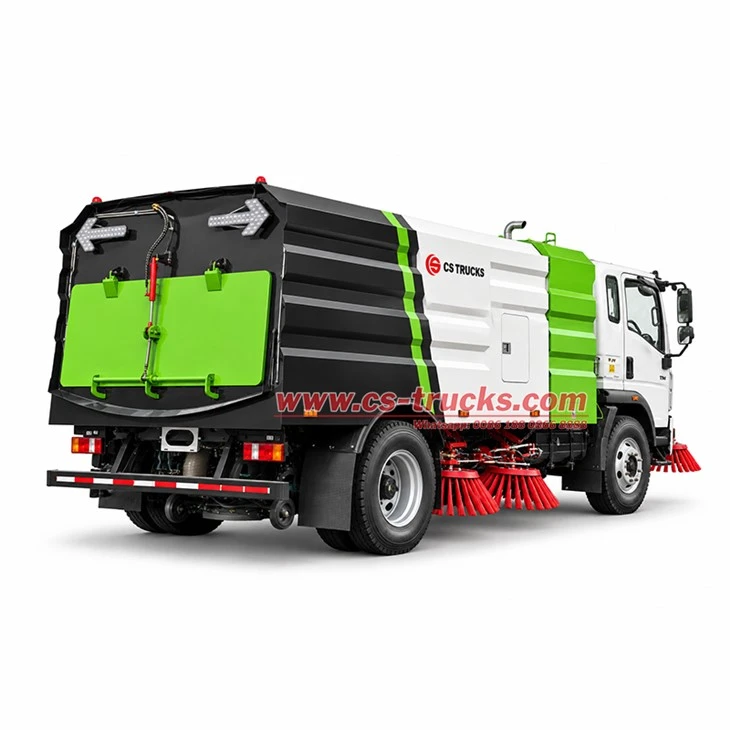 HOWO T3M 140HP road sweeper vehicle high quality for municipal sanitation