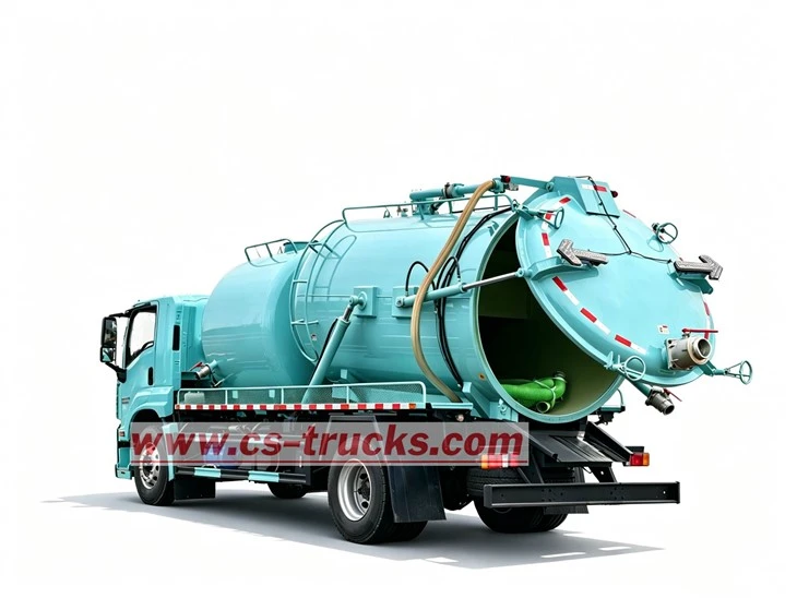 ISUZU 15000Liters Sludge Suction Water Jetting Truck best