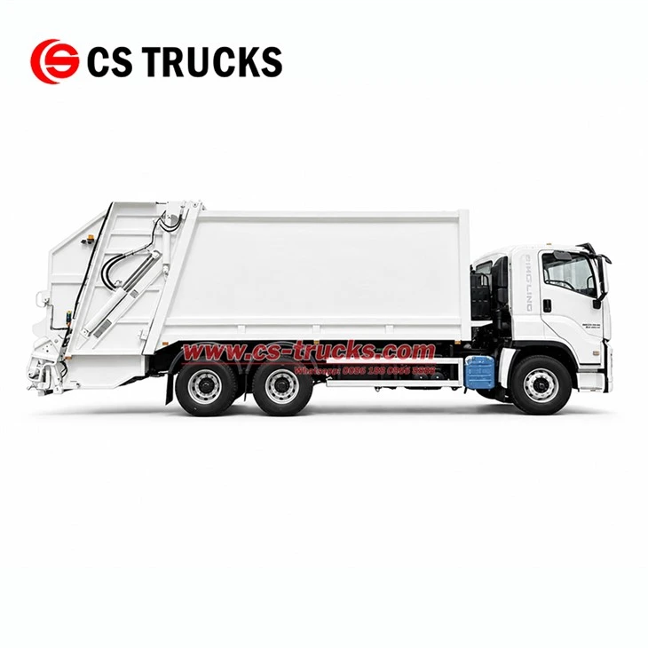 ISUZU 30 CBM Rear End Loader Compactor Truck 6x4 380HP for Residential Waste Collection in Nigeria