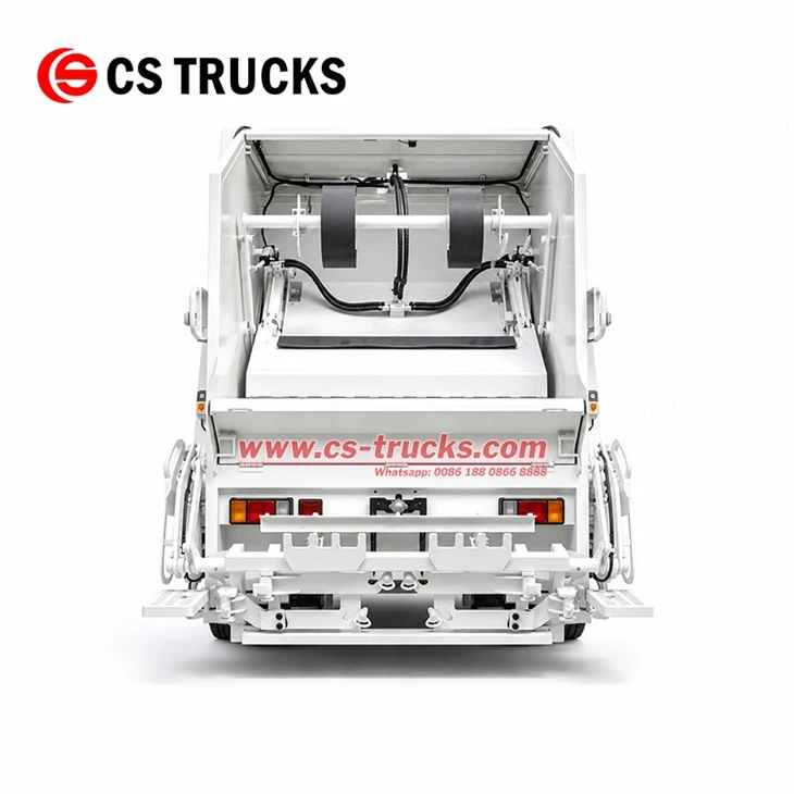ISUZU 380HP 6x4 Rear Load Garbage Compactor Truck 30 CBM Tank Capacity for Sanitation Department in Dominican Republic