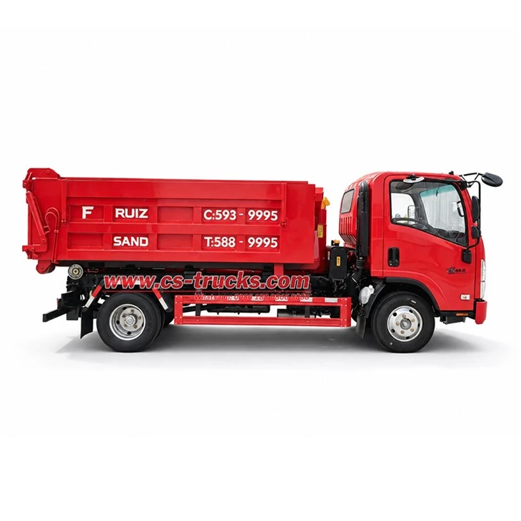 ISUZU 5 Ton 4x2 Hooklift Vehicle for Street Cleaning Honduras
