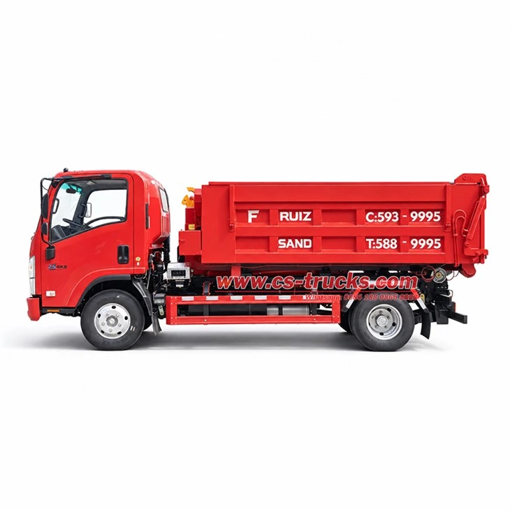 ISUZU 5 Ton 4x2 Hook Lift Vehicle for Container Waste Collection Cote d'Ivoire