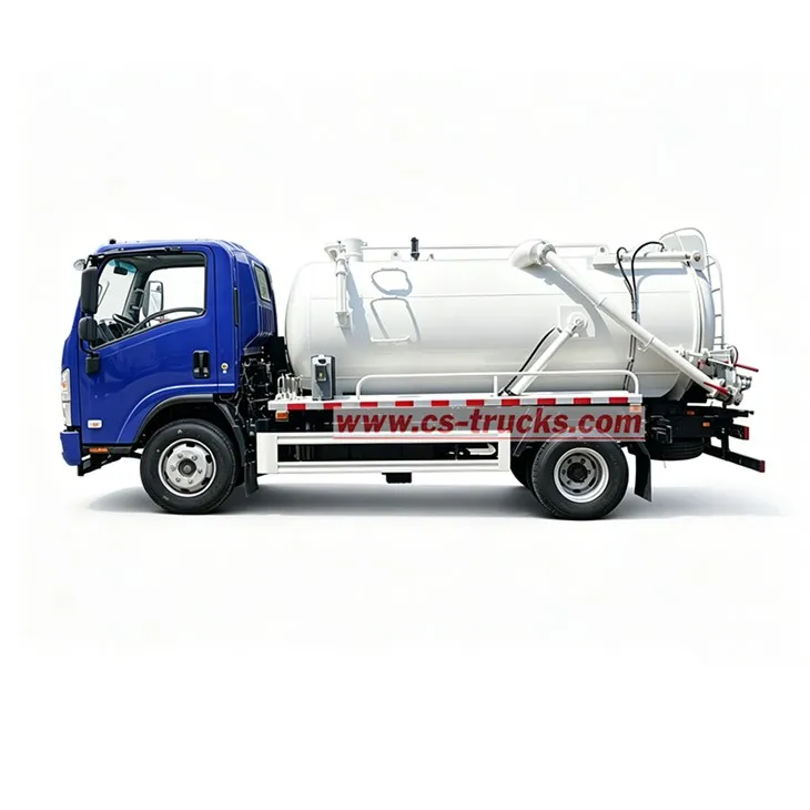 ISUZU 5000 Liters Cesspit Emptier Tanker Truck best