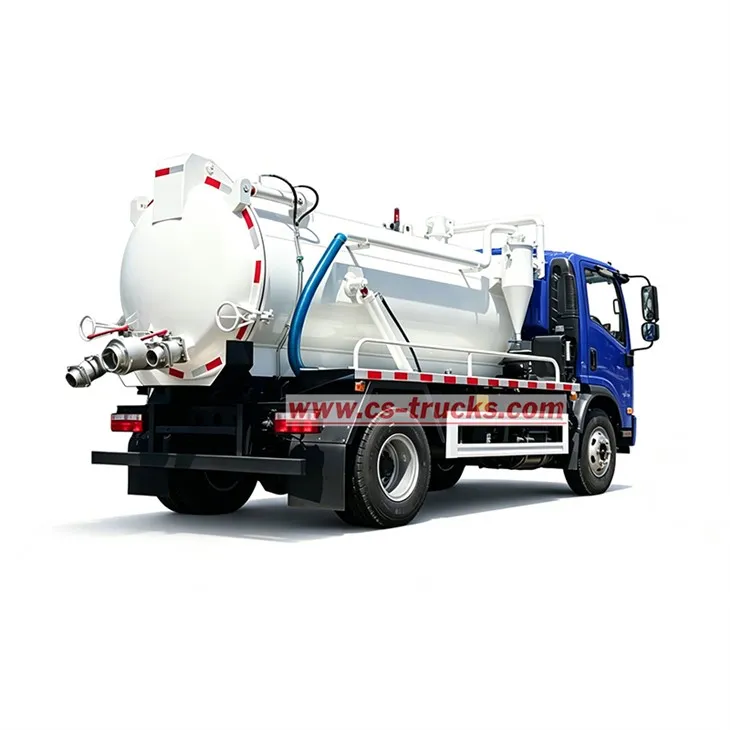 ISUZU 5000 Liters Cesspit Emptier Tanker Truck price