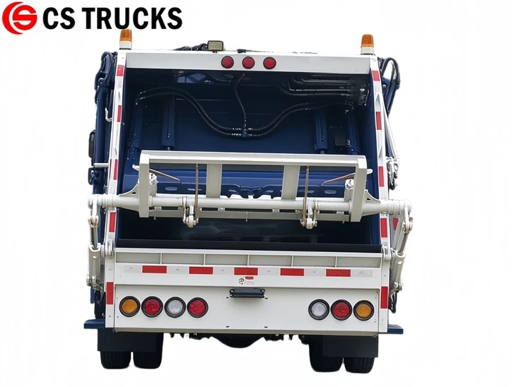 ISUZU Electricity Rear Loader Compactor With 100KW PMSM suppliers
