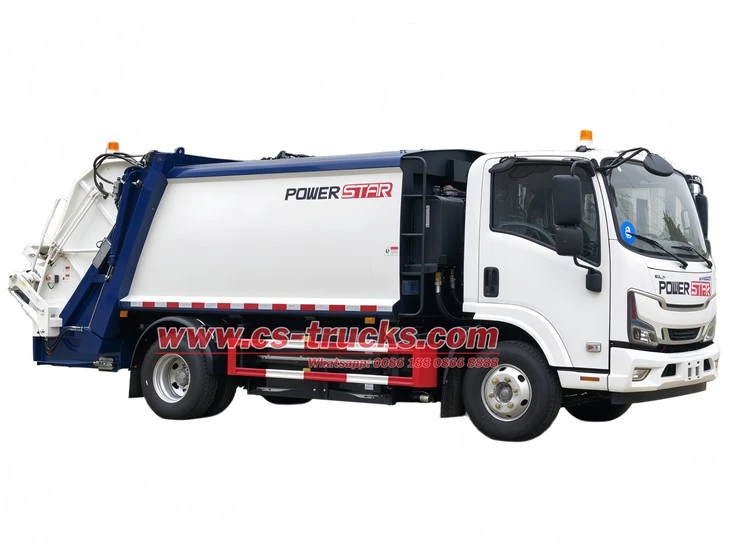 ISUZU Electricity Rear Loader Compactor With 100KW PMSM suppliers