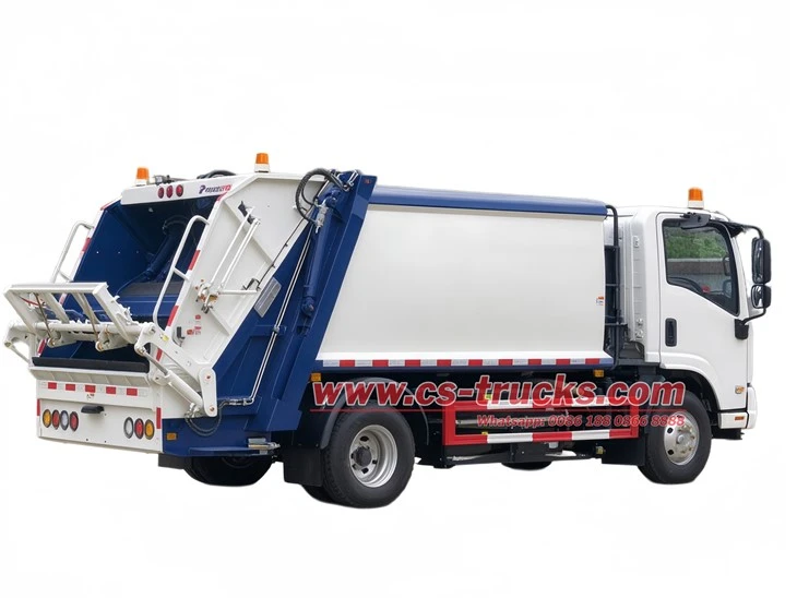 ISUZU Electricity Rear Loader Compactor With 100KW PMSM best