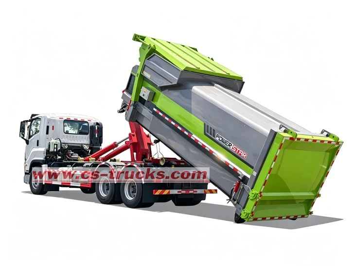ISUZU GIGA 30Ton Hooklift With Garbage Container best