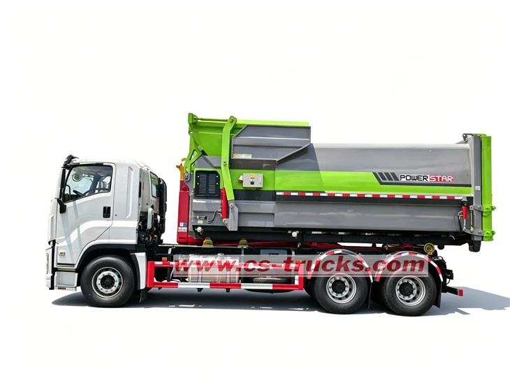 ISUZU GIGA 30Ton Hooklift With Garbage Container high quality
