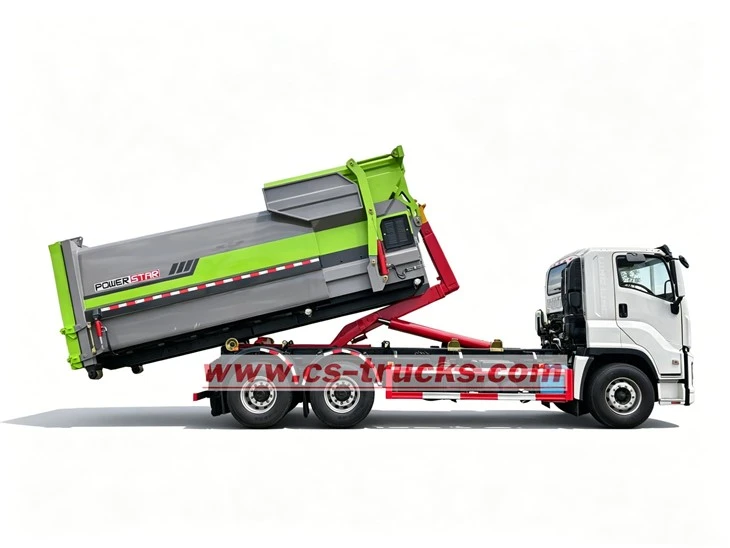 ISUZU GIGA 30Ton Hooklift With Garbage Container price