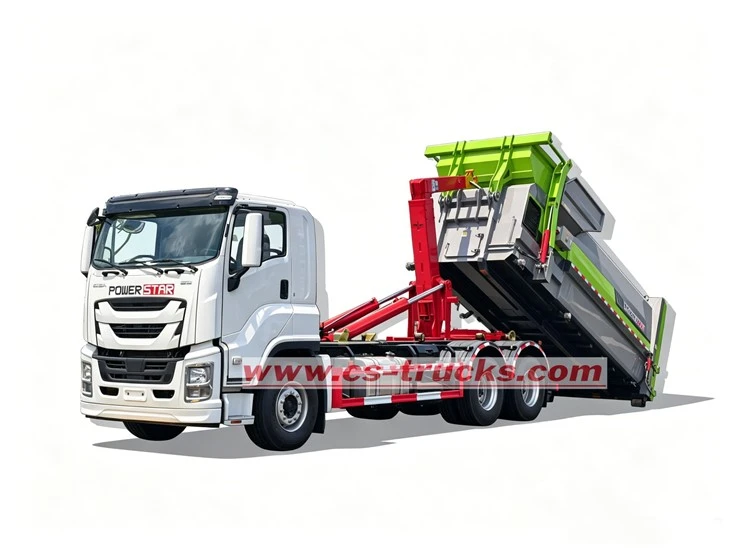 ISUZU GIGA 30Ton Hooklift With Garbage Container suppliers