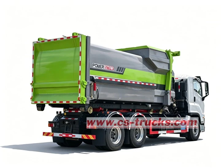 ISUZU GIGA 30Ton Hooklift With Garbage Container factory
