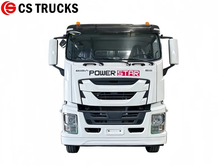 ISUZU 238HP rear loader garbage truck