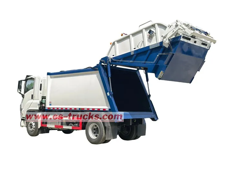 ISUZU 4×2 garbage truck trash compactor
